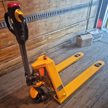 Li-ion Powered Pallet Truck| 3300 lb| Lowered Ht. 3 in| Fork Size 48 x 27