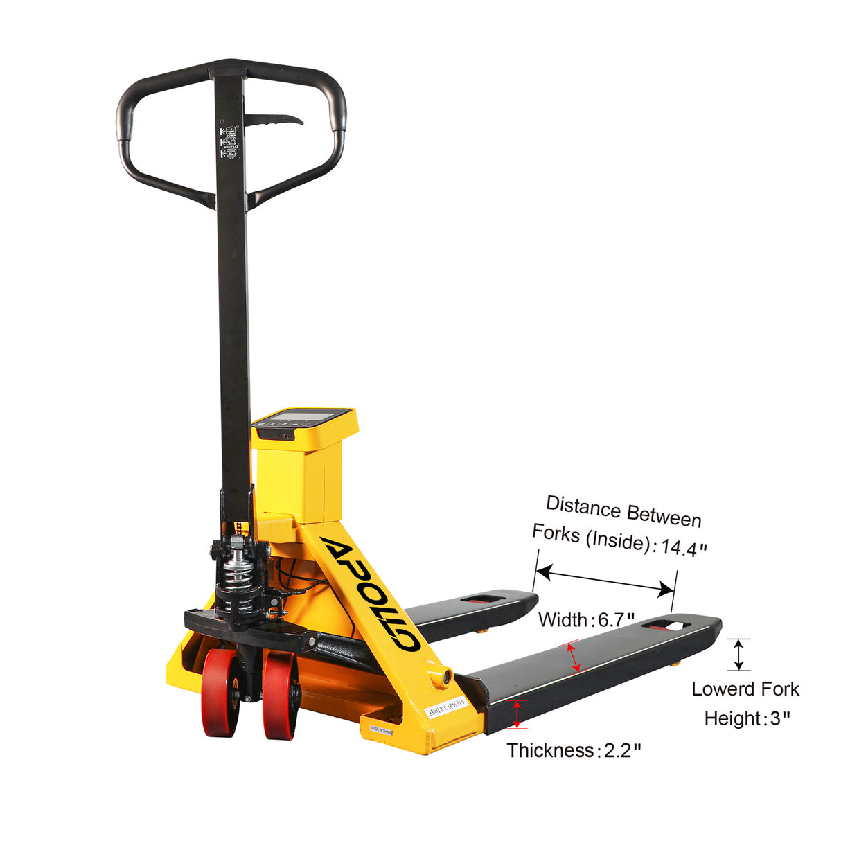 Manual Pallet Jack with Digital Scale A-1035