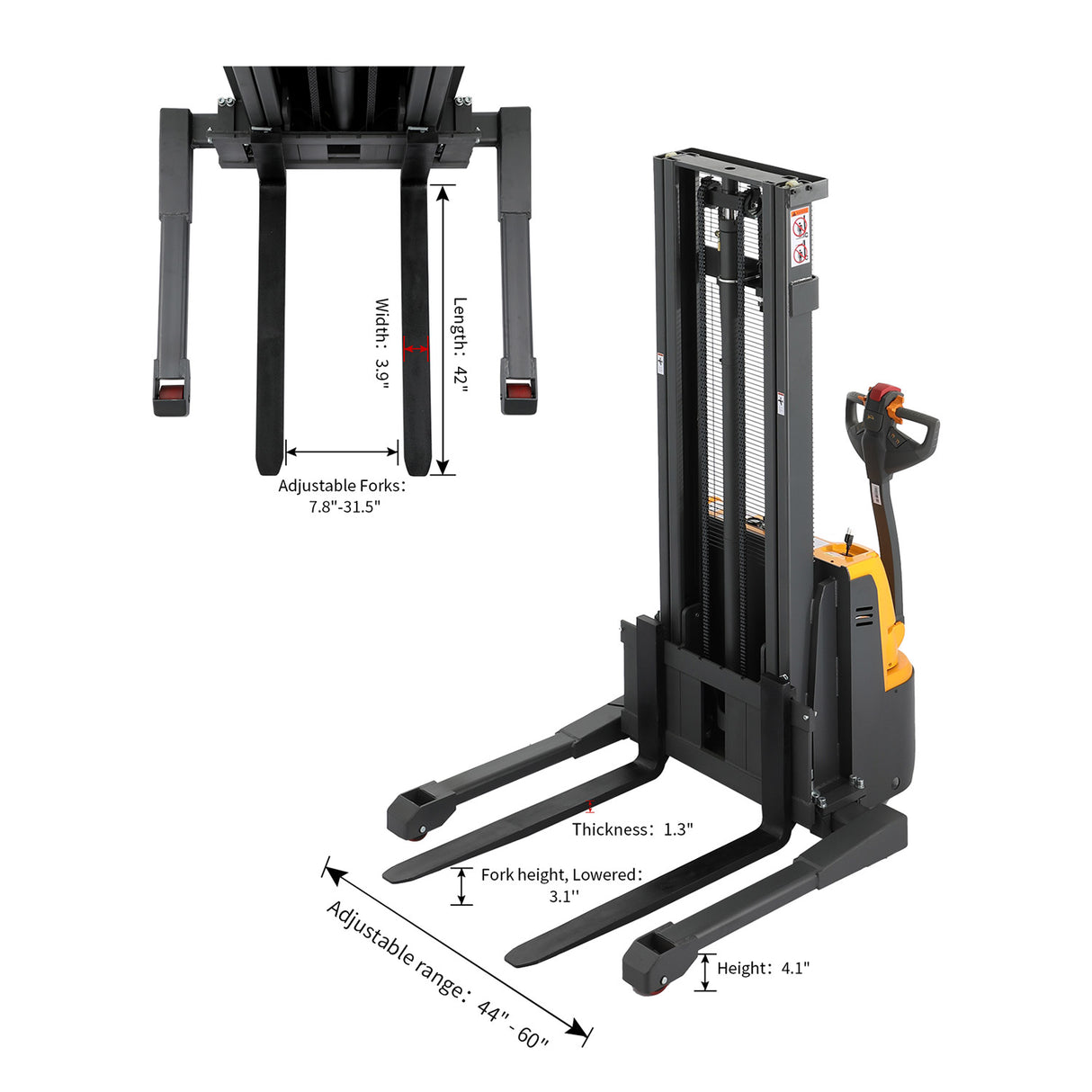 Full Electric Stacker A-3017