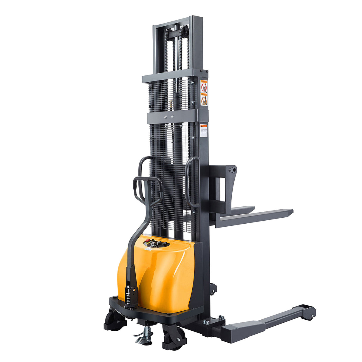 Semi-Electric Straddle Stacker| 3300 lb| 118" Lifting Height| Straddle-Leg | 24V/120AH| A-3010