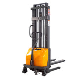 Semi-Electric Stacker| 2200 lbs.| 118" Lifting Height| Fixed-Leg| A-3015