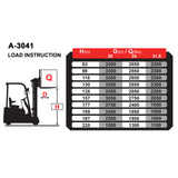 3 Wheels Electric Forklift A-3041
