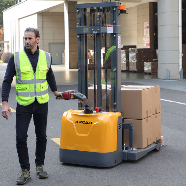 Full Electric Straddle Stacker A-3047
