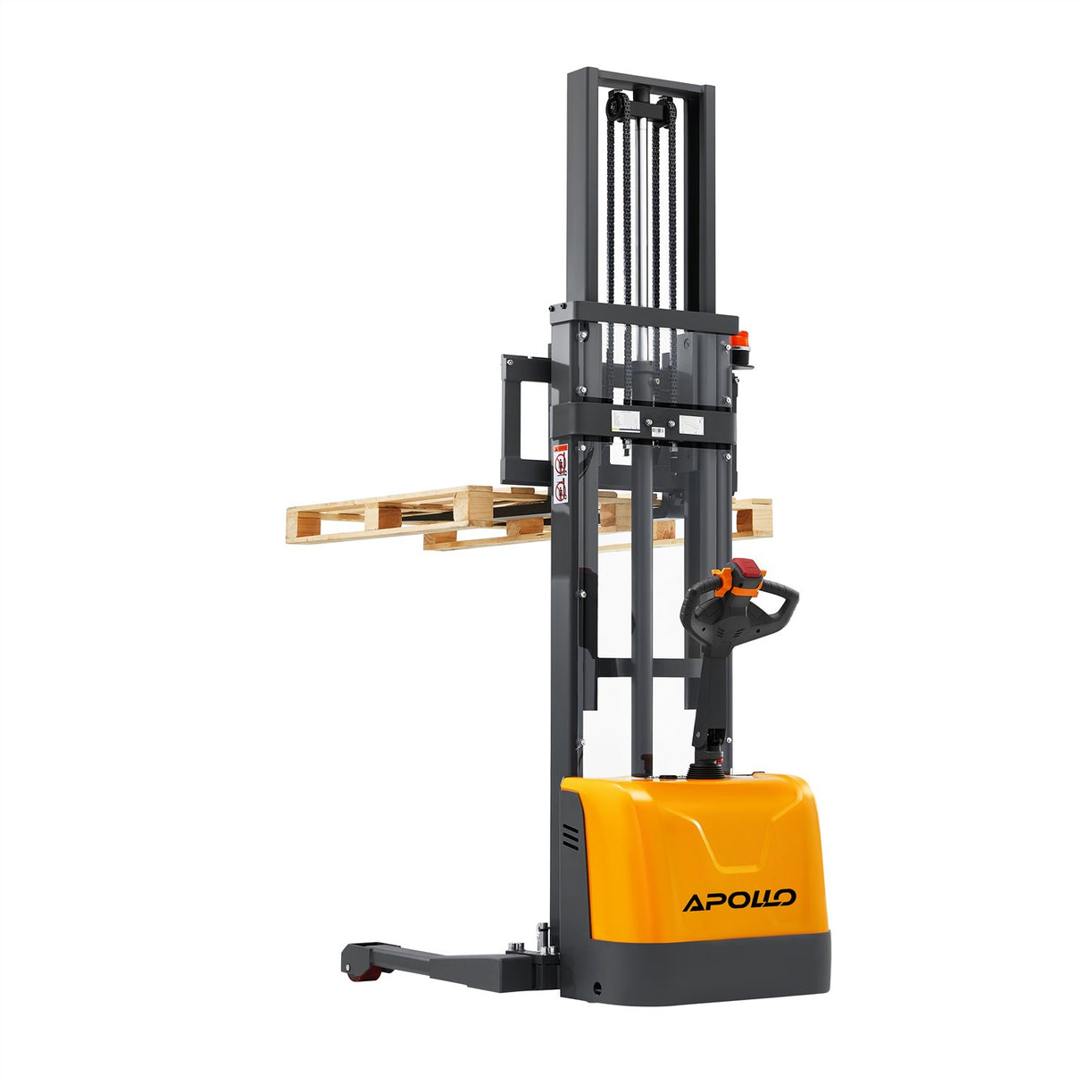 Li-ion Powered Electric Straddle Stacker A-304701 | 118" Lift Height