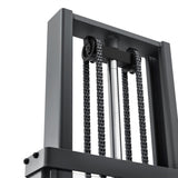 Li-ion Powered Electric Straddle Stacker A-305001 | 98" Lift Height