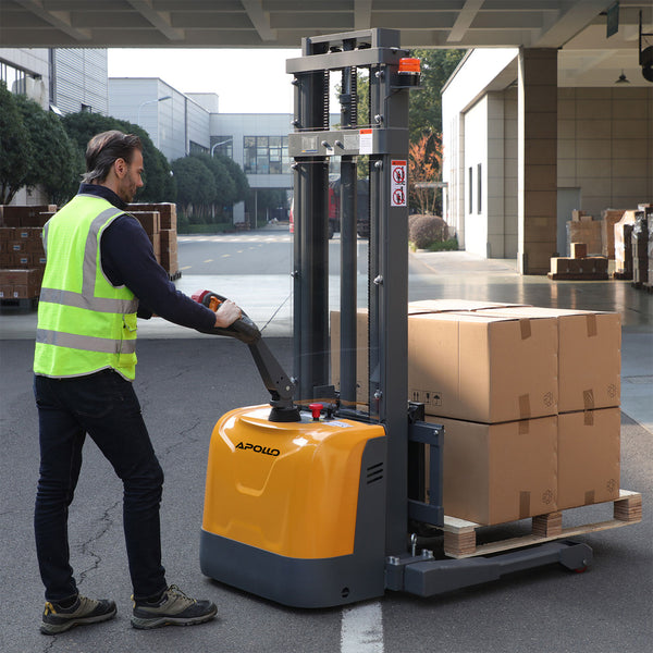 Full Electric Straddle Stacker A-3047