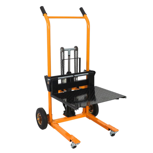 Mini Hydraulic Stacker Truck| 440 lb| 34.8" Lifting Height| Fixed Legs| Apollolift A-7004