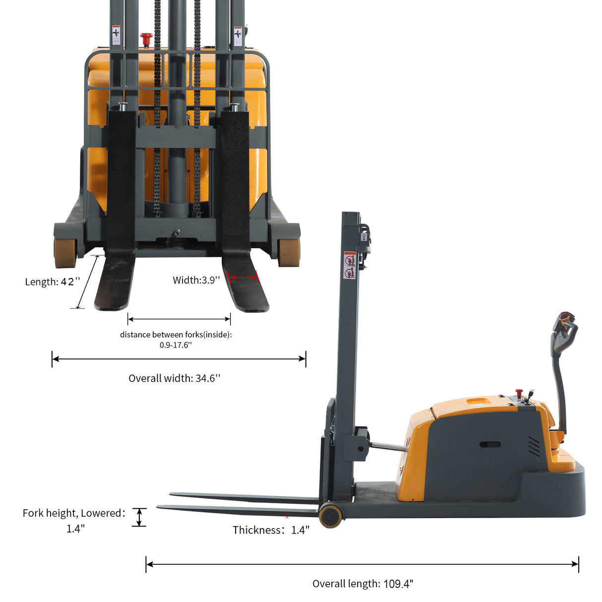 Counterbalanced Electric Stacker| | A-3048