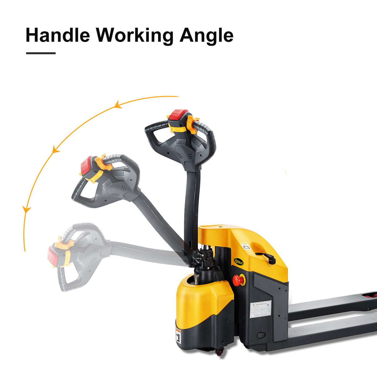 Electric Walkie Pallet Truck| 3300 lb| 48" x 27" Forks | A-1029