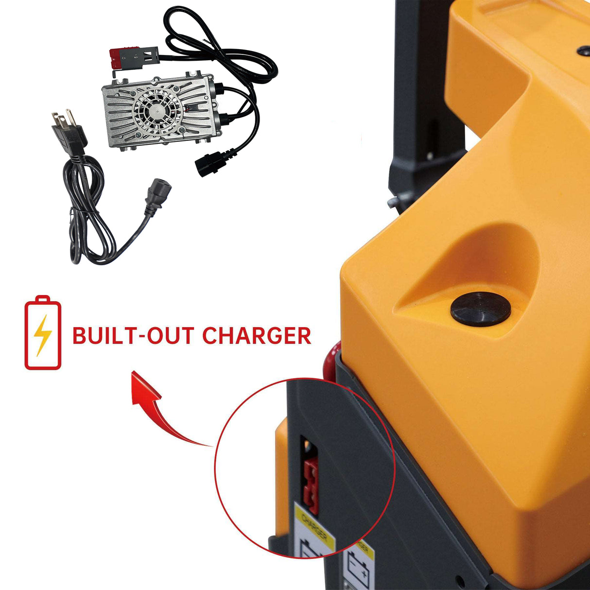 Electric Walkie Pallet Truck| 3300 lb| 48" x 27" Forks | A-1029