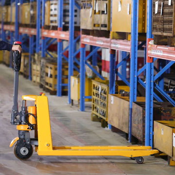 Li-ion Powered Pallet Truck| 3300 lb| Lowered Ht. 3 in| Fork Size 48 x 27