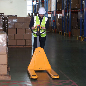 Li-ion Powered Pallet Truck| 3300 lb| Lowered Ht. 3 in| Fork Size 48 x 27