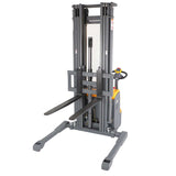 Electric Walkie Straddle Stacker| 3300 lbs. | 98" or 177" or 220" Lifting Height| 24V/200AH