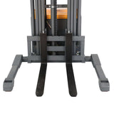 Electric Walkie Straddle Stacker| 3300 lbs. | 98" or 177" or 220" Lifting Height| 24V/200AH