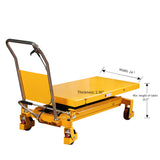 Single Scissor Lift Table| 330 lb| 39.4" Lifting Height| Apollolift A-2015