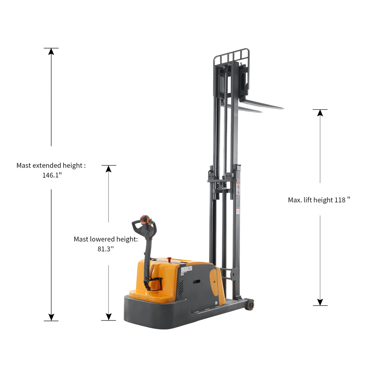Counterbalanced Electric Stacker| | A-3048