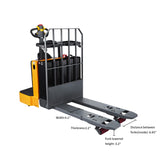 Ride-On Electric Pallet Jack