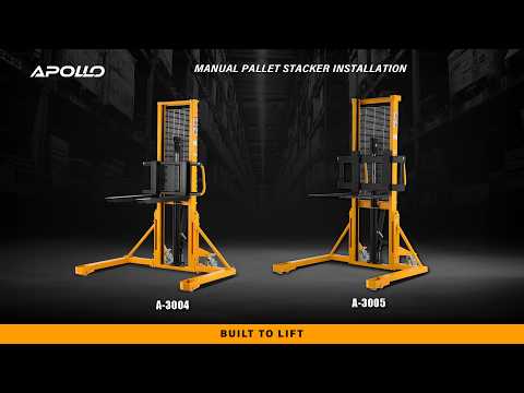 Manual Straddle-Leg Stacker A-3005 | 2,200 lb Capacity