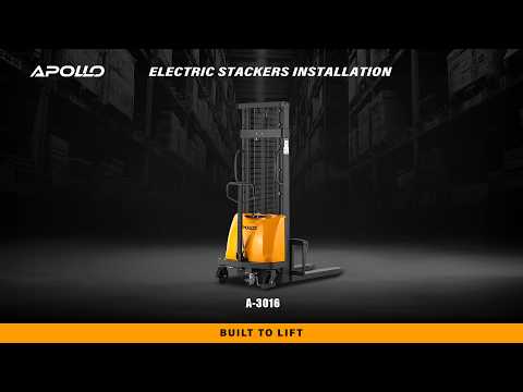 Semi-Electric Stacker A-3016| 3,300 lb Capacity