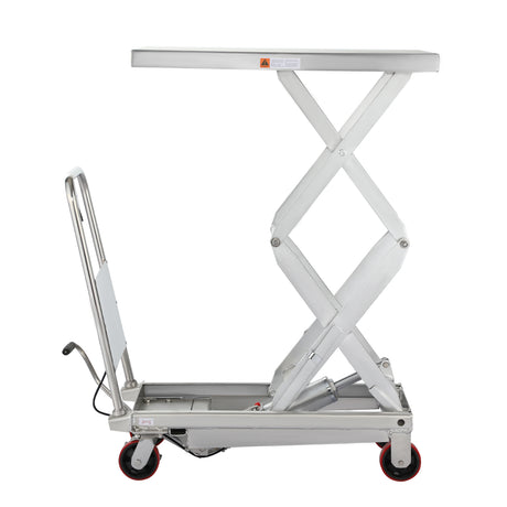 Double Scissors Lift Table 770 lbs. 51.2" lifting height - Stainless (6814958583976)