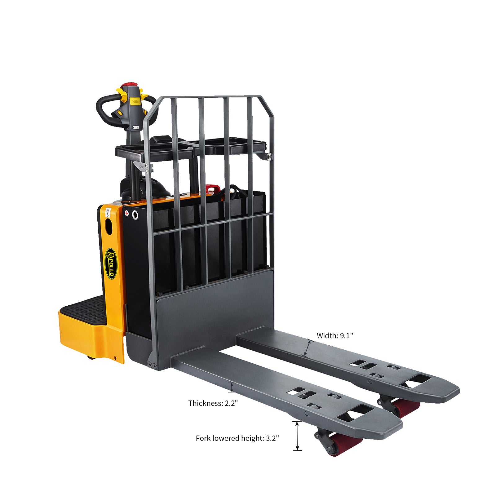 Full Electric End Control Pallet Jack 5500lbs. 48" x27" - CBD25T (6814941937832)