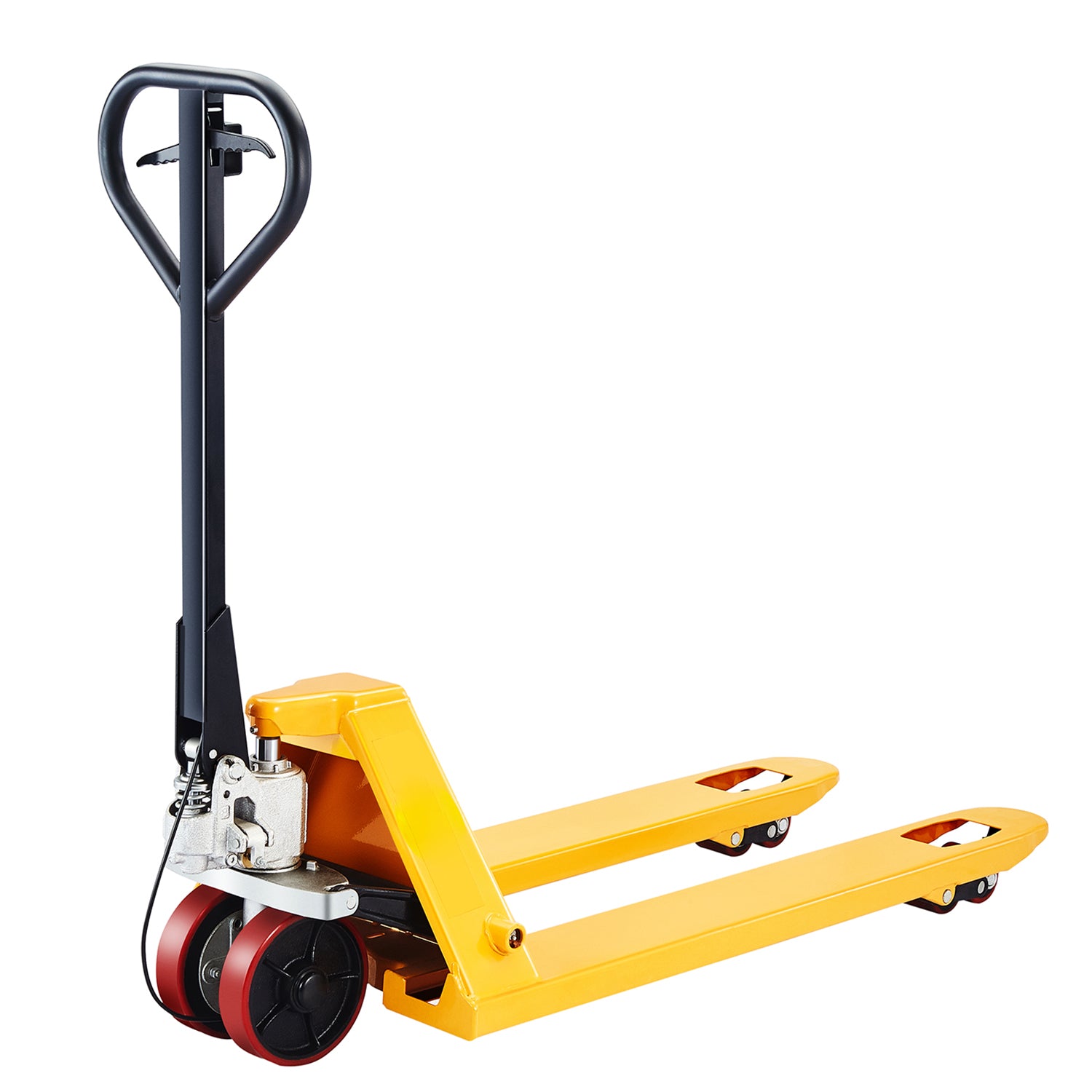 Hand Pallet Jack With Brake System| 5500lb| 48"x27" Forks| Apollollift A-1011
