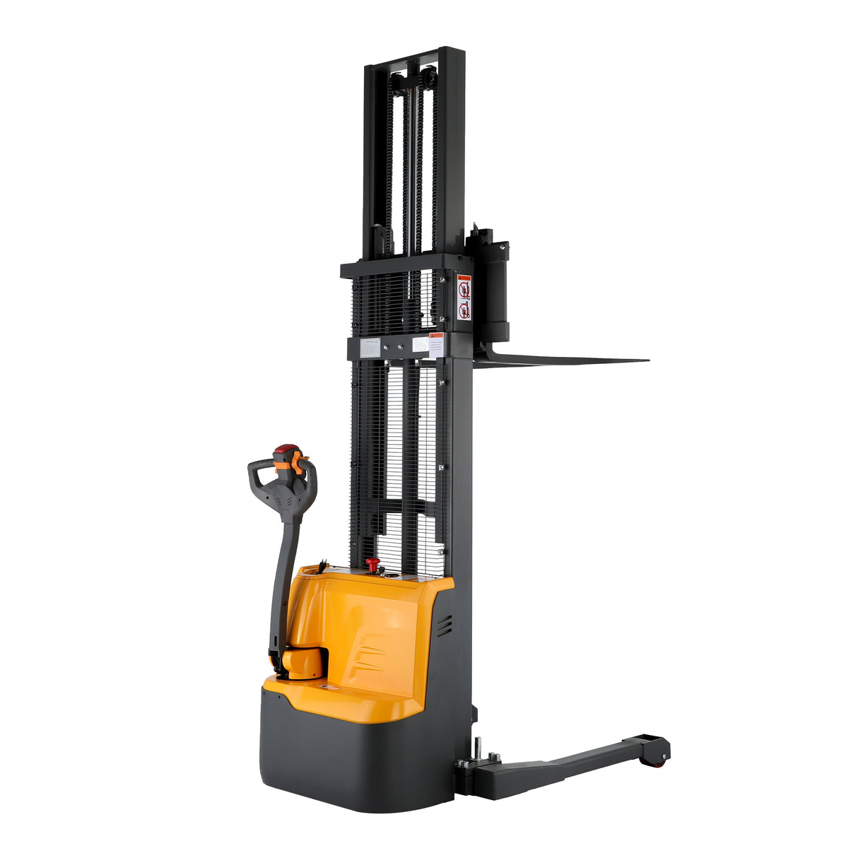 Full Electric Straddle Stacker| 3300 lbs.| 98" or 118" Lifting Height| Straddle-Leg