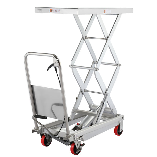 Stainless Double Scissors Lift Table