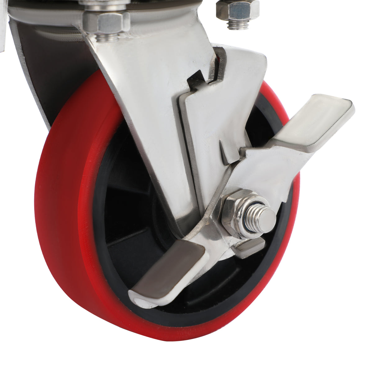 Double Scissors Lift Table 770 lbs. 51.2" lifting height - Stainless (6814958583976)