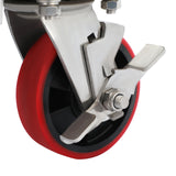 Double Scissors Lift Table 770 lbs. 51.2" lifting height - Stainless (6814958583976)