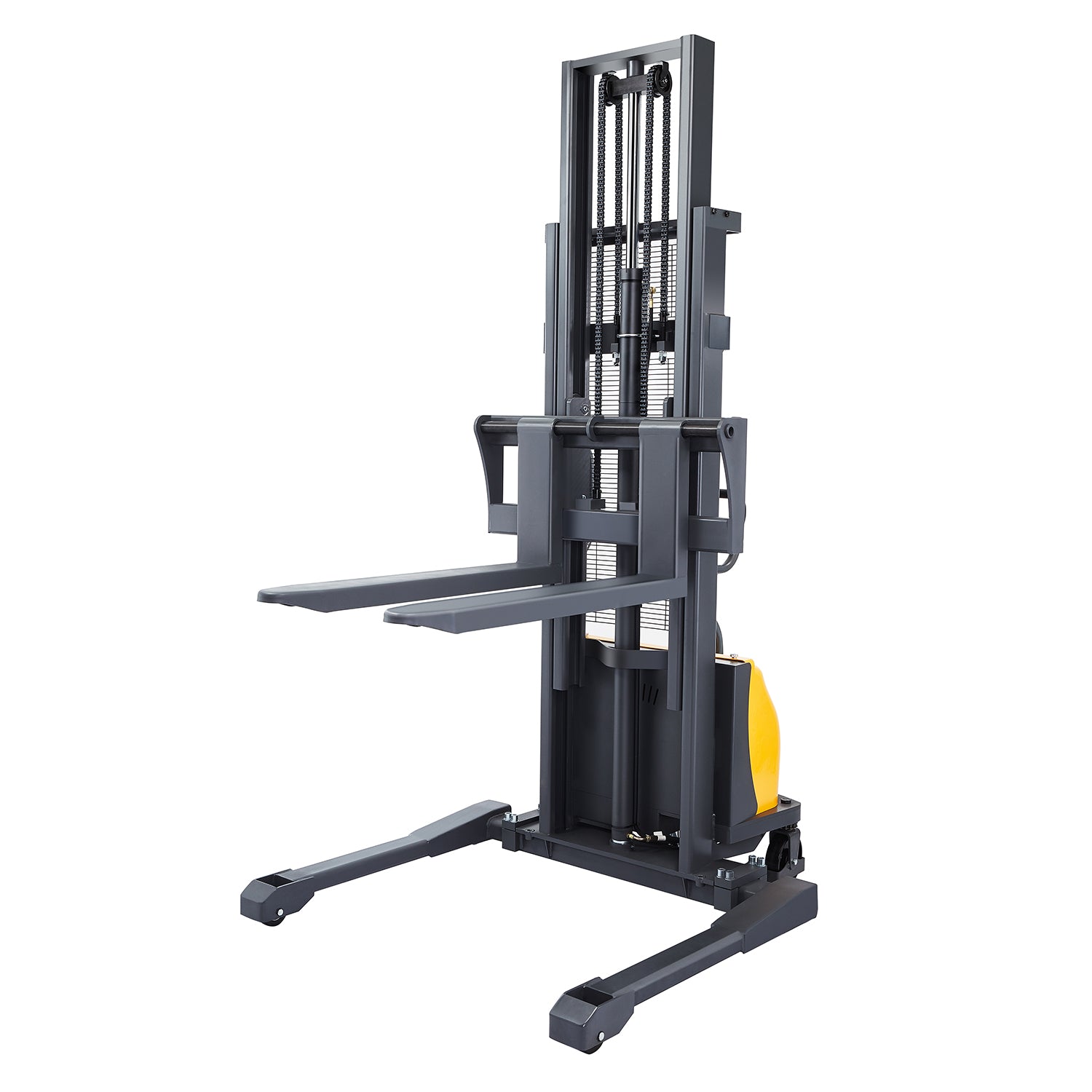 Semi-Electric Straddle Stacker 2200lbs Cap. 118" Lifting (6814924570792)