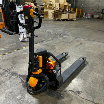 Used Lithium Battery 3300Lbs Full Electric Pallet Jack Electric Forklift 48