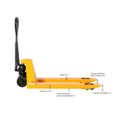 Heavy Duty Hand Pallet Jack| 11000 lb| 48"x27" Forks| Apollolift A-1013